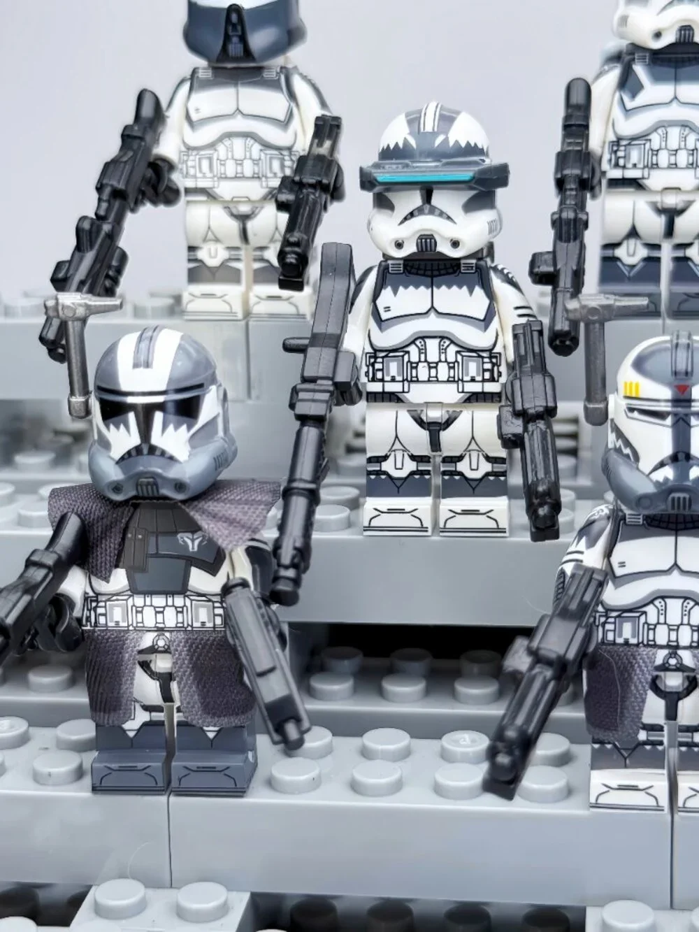 Star Wars Wolfpack Clone Trooper Custom Minifigures Lot of 8